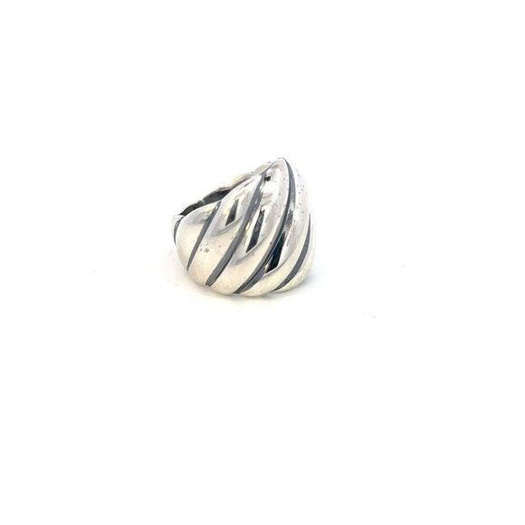 David Yurman Authentic Estate Cable Ring Size 6 Silver 18 mm Height DY478 - Picture 5 of 10